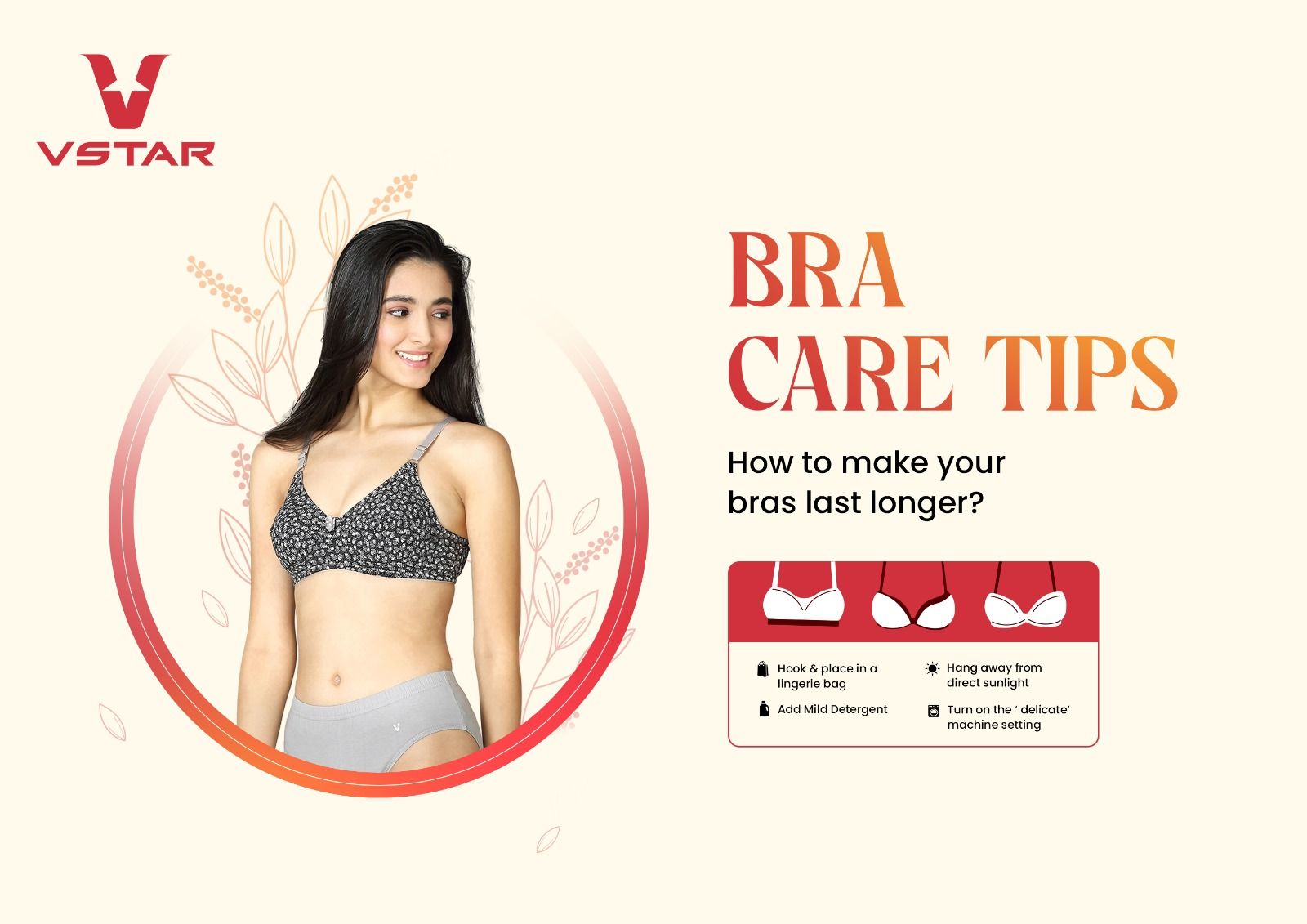 Bra care tips - How to make your bras last longer