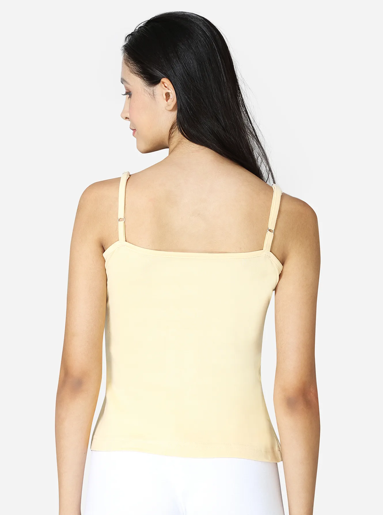 Deep neckline modern fit cotton camisole