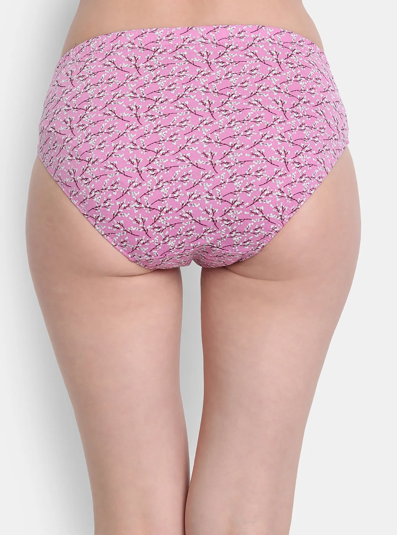 Elastic Waist Printed Baby Girl Panties 4-pack -S3DG75Z1-LT4