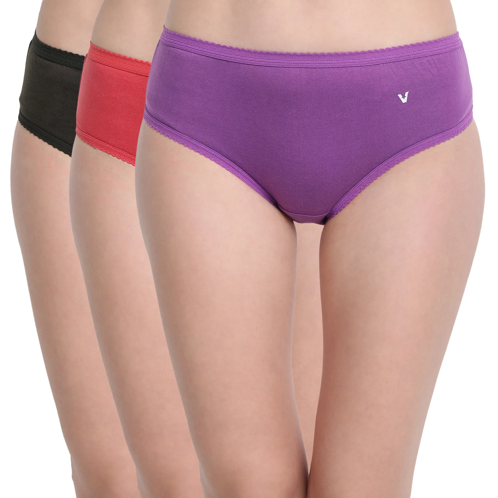 High waist panty with ultra soft exposed elastic waistband - Pack of 3, Buy Mens & Kids Innerwear