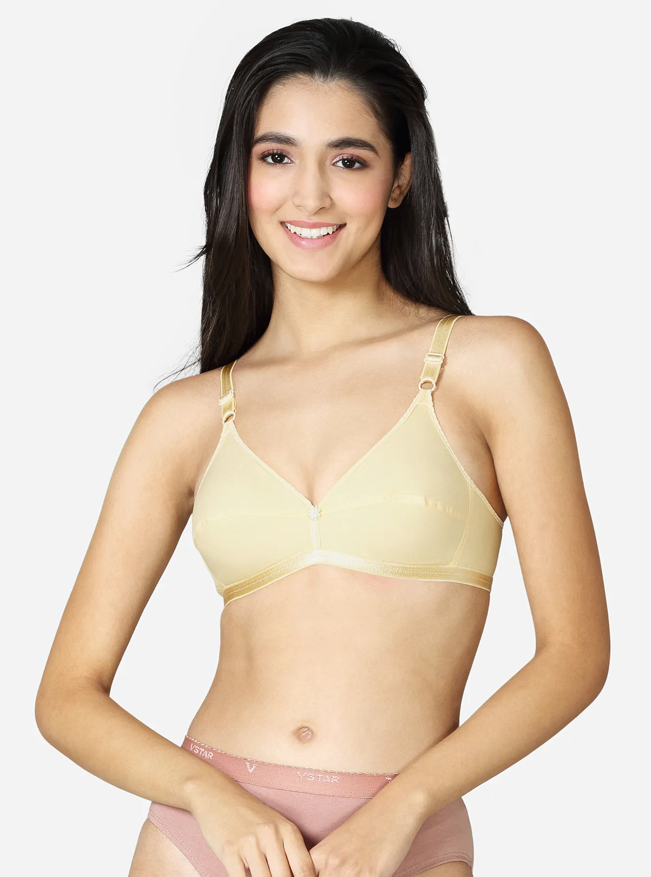 Soft seamed single layered cup medium coverage bra, Buy Mens & Kids  Innerwear