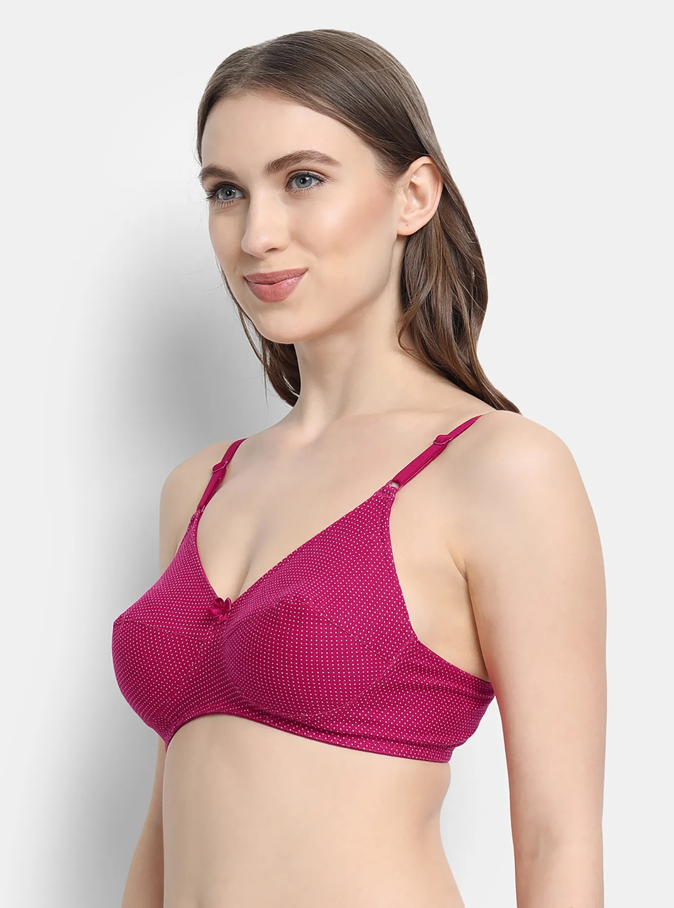 Double layered seamed printed medium coverage bra, Buy Mens & Kids  Innerwear