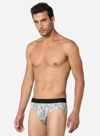 OVTICZA Pouch Underwear for Men Plus Size Breathable Ruffle Boxer Briefs,3  Pack Orange 2XL 