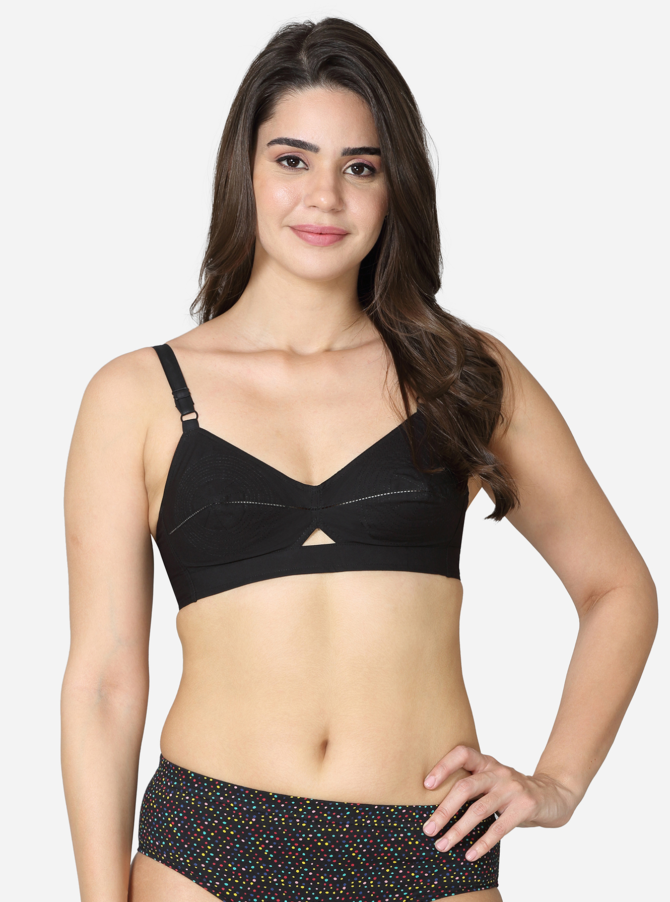 Beginners Plain Rainbow green cotton colour round stitched bra at Rs  100/piece in Dhalavoipuram
