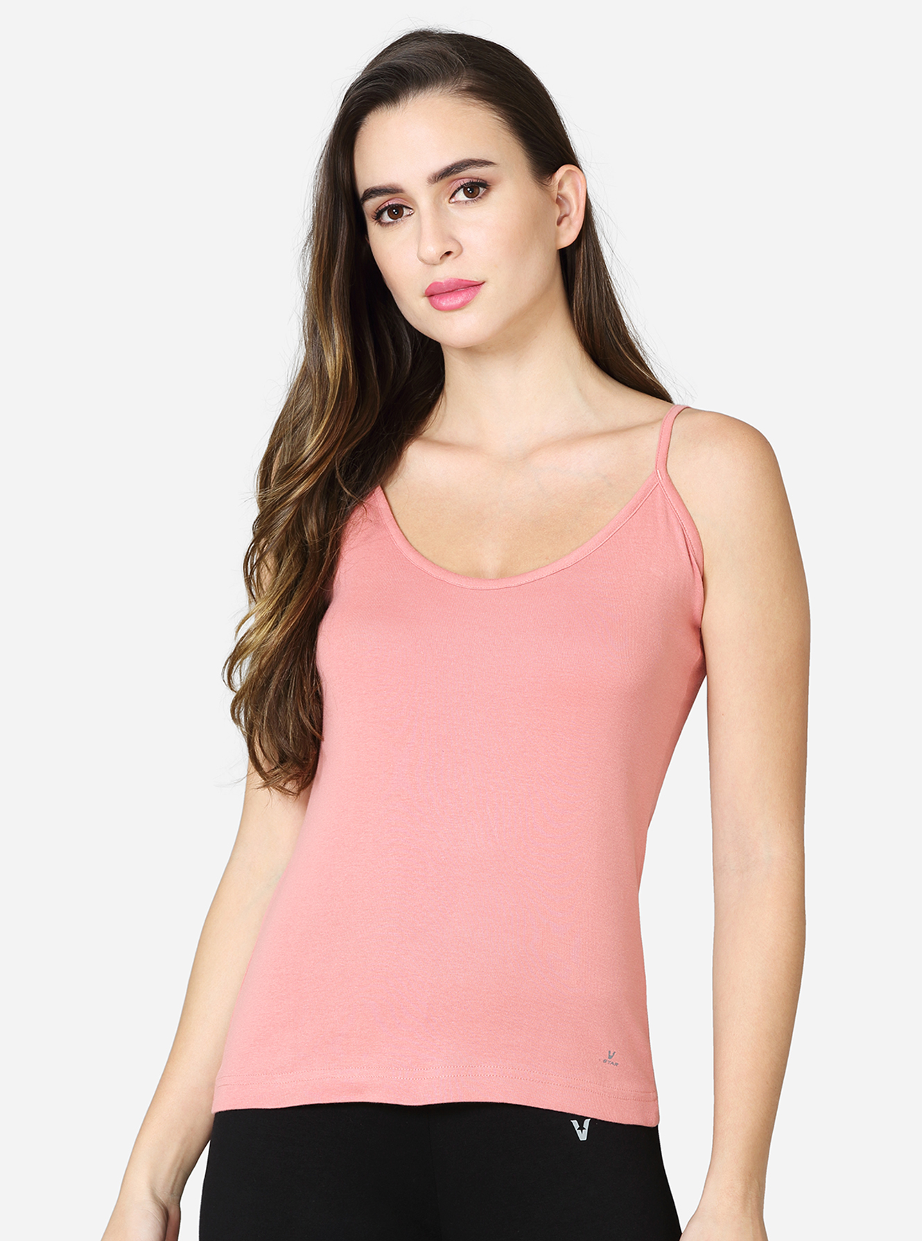 Cotton long length camisole with side slits | Buy Mens & Kids