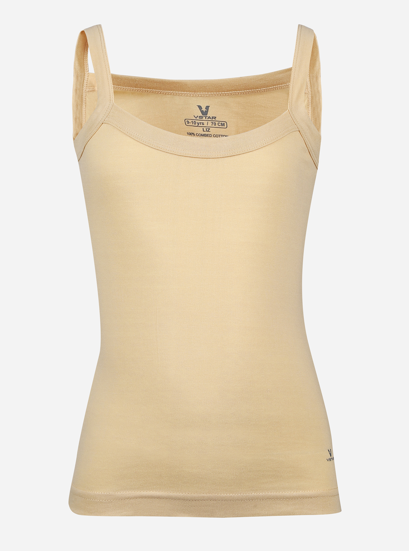 Short length camisole with deep neckline & contoured armhole
