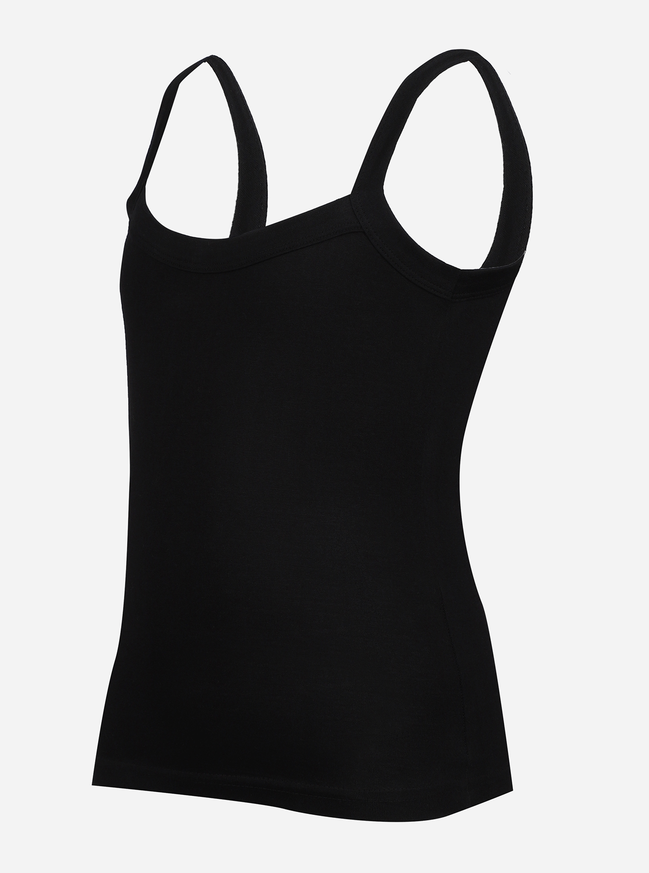Short length camisole with deep neckline & contoured armhole