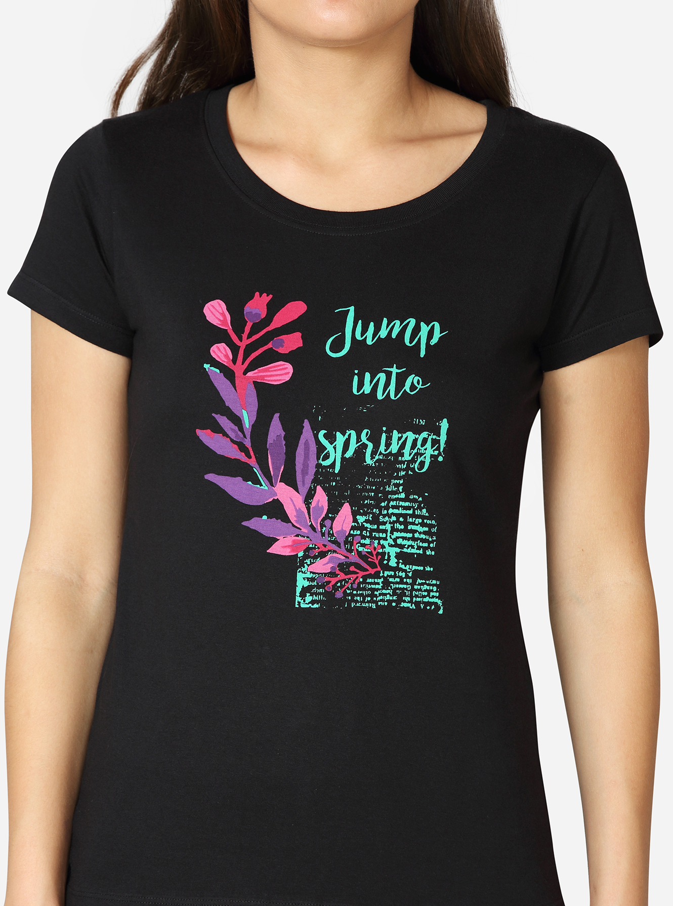 Printed half sleeved slim-fit t-shirt | Buy Mens & Kids