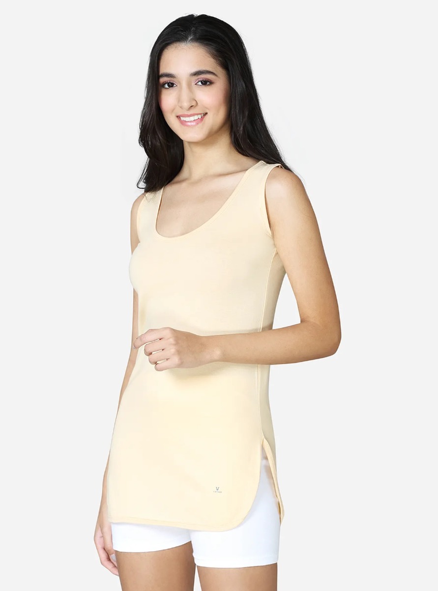 Splash Cotton Rich Camisole Slip for Women| Long Kurti Slip/Suit Slip/ Camisole Slip Knee Length - 139 - Price History